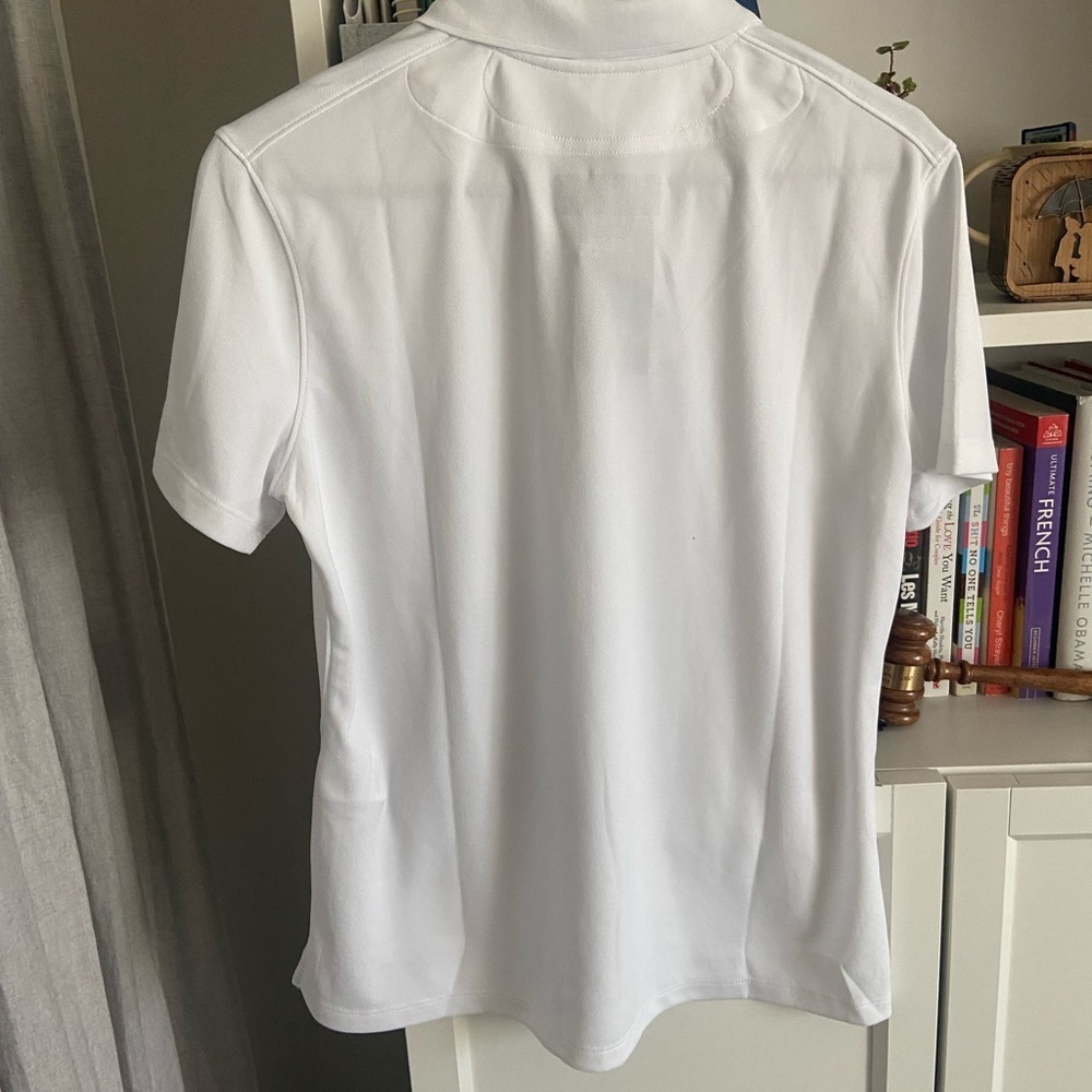 Oakley Woman’s White Short Sleeve Polo Nwt — image 2 of 2
